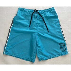 Nike‎ Shorts Mens Large Blue Board Casual Elastic Drawstring Activewear Pockets